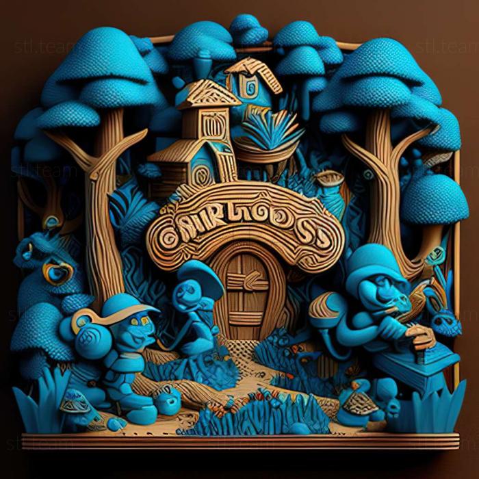 3D model Smurfs Village game (STL)